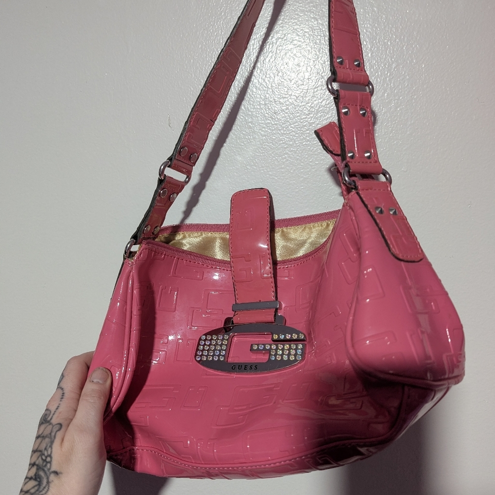 Guess Pink Shoulder Bag